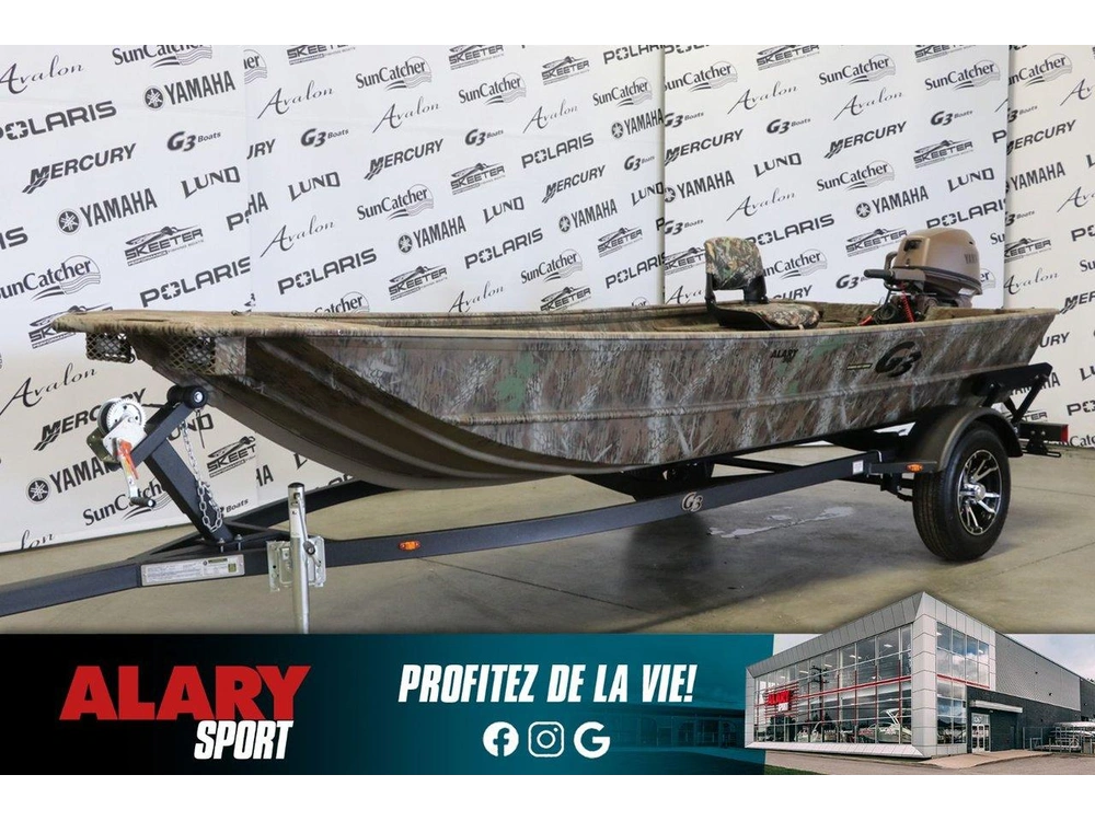 G3 Boats G3 Boats Jon Boat Jb15dk + Yamaha 25 Hp & Remorque 2025 alt