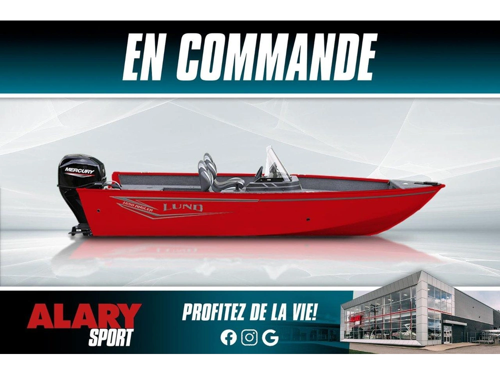 2026 Lund Boat Co Lund 1650 Angler Ss + Mercury 50 Hp & Remorque alt