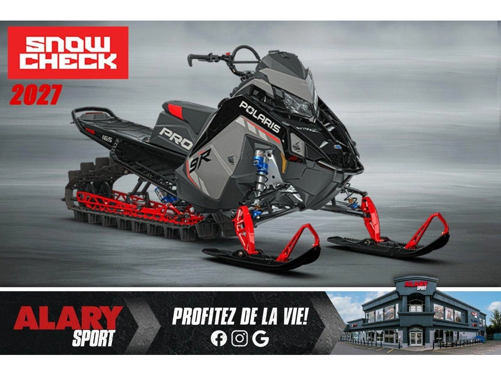 2027 Polaris 9r Rmk Pro 165 Snowcheck (exclusif)