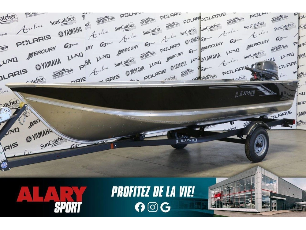 Lund Wc-16 + Yamaha 25 Hp & Remorque 2024 alt