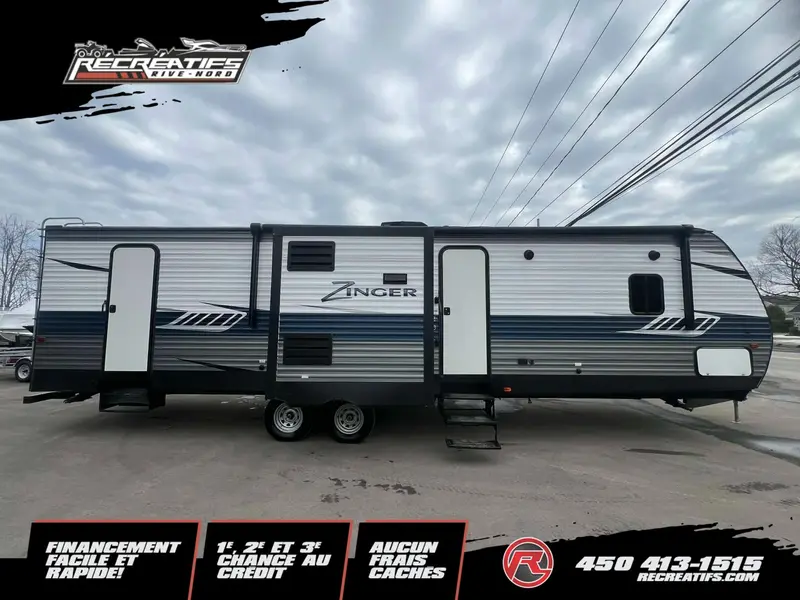2019 Crossroads RV ZINGER 330 BH **IDÉAL POUR CAMPING STATIONNAIRE** thumbnail 2