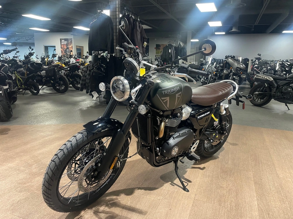 2026 Triumph Scrambler 1200 X - Matt Khaki Green alt