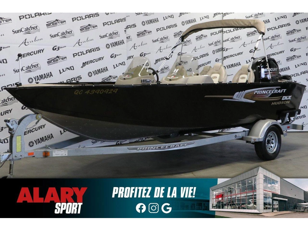 Princecraft Hudson Dlx + Mercury 115 Hp & Remorque 2013 alt
