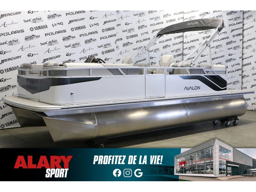 2026 Avalon Venture 2180 Quad Lounger + Yamaha 70 Hp alt