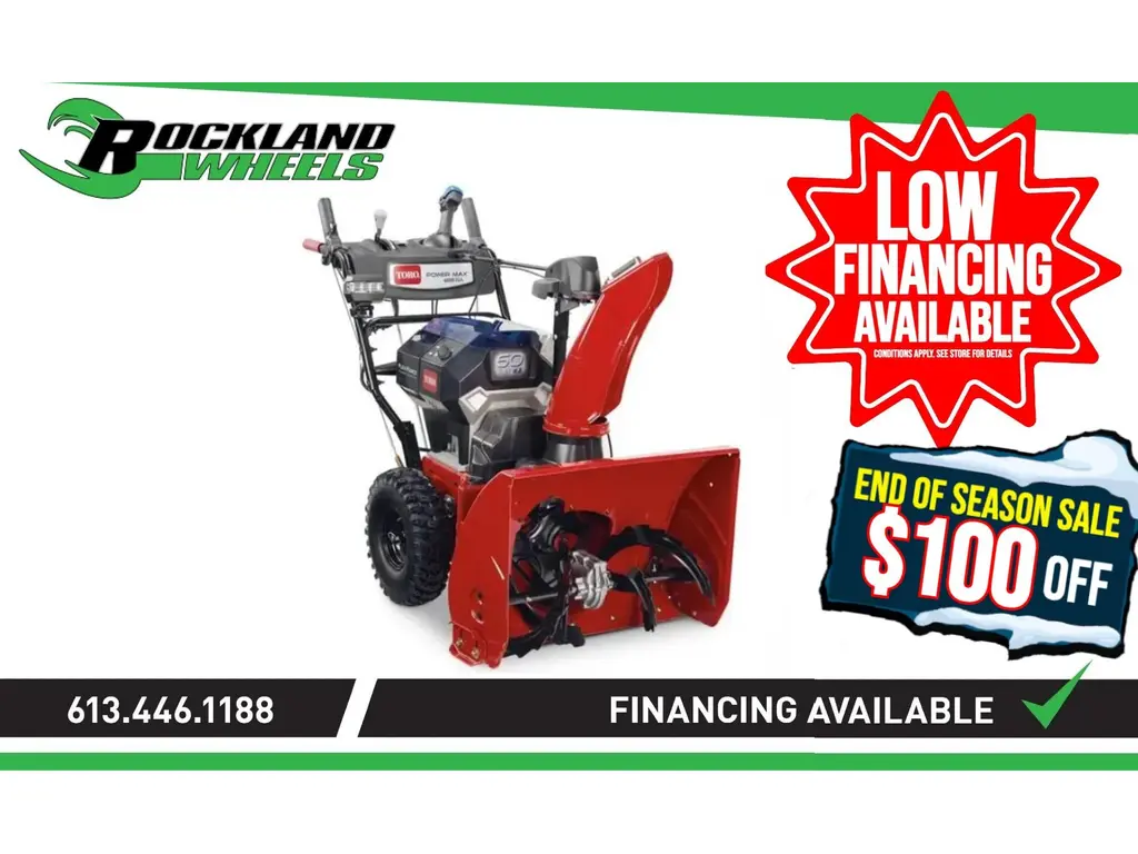 2025 Toro 26IN (66 CM) POWER MAX E26 60V TWO-STAGE WITH (2) 7.5Ah BATTERIES AND CHARGER (39926)