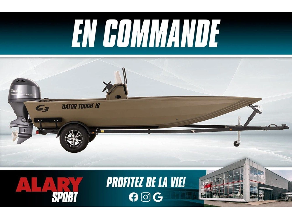G3 Boats Jb18cc + Yamaha 90 Hp & Remorque 2026 alt