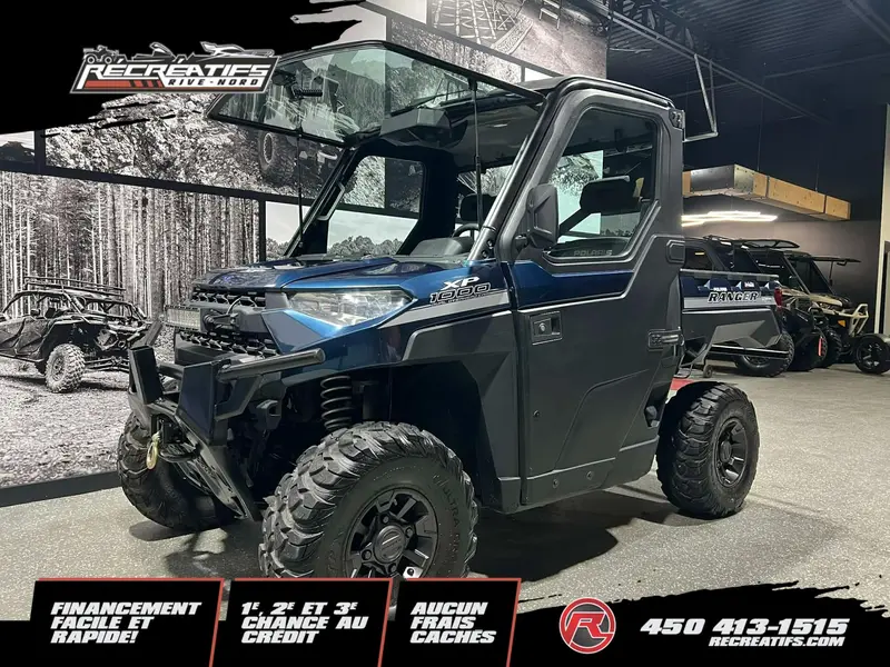 2019 Polaris RANGER XP 1000 EPS PREMIUM CAB **CABINE CHAUFFÉE!!** thumbnail 2