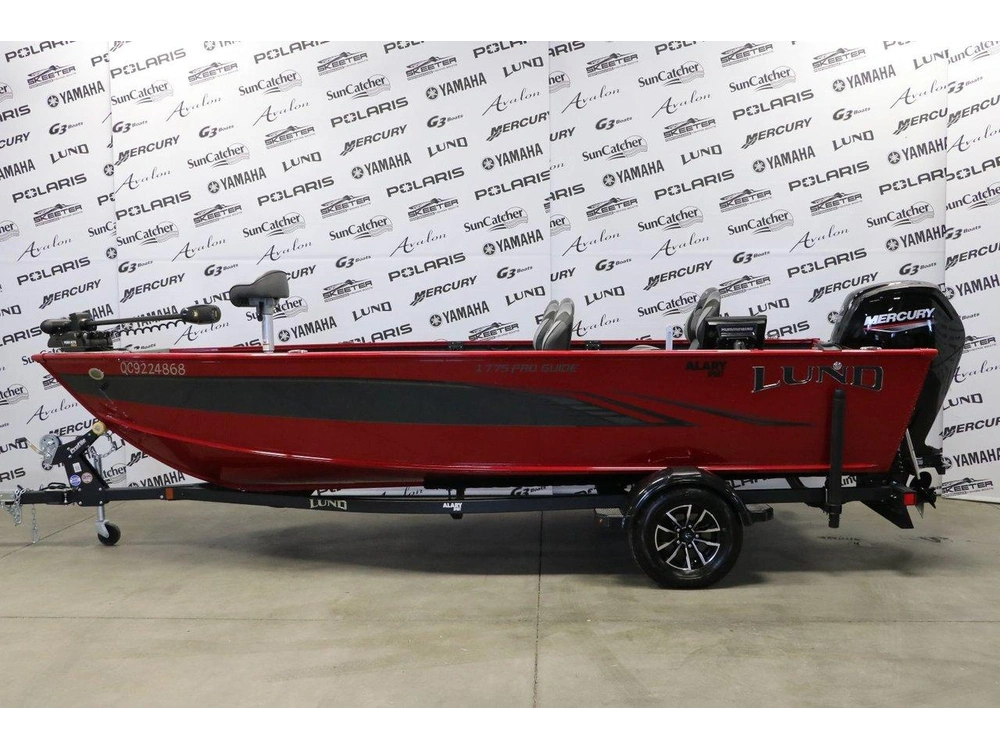 Lund 1775 Pro Guide + Mercury 75 Hp & Remorque 2024 alt