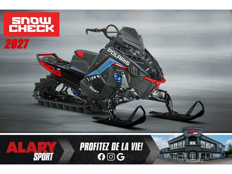 2027 Polaris Polaris BOOST RMK FE 155 3.25 SNOWCHECK (EXCLUSIF)