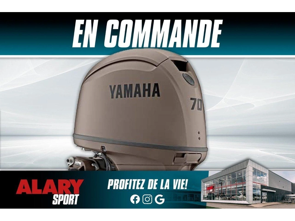 Yamaha F70lb3 Pied Long (20 Pouces) Tiller 2026 alt