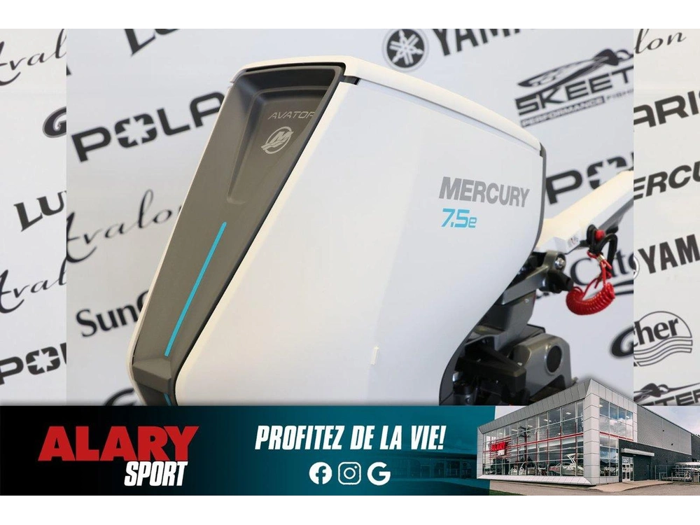 2026 Mercury Avator 7.5esh Électrique Pied Court (15 Pouces) alt
