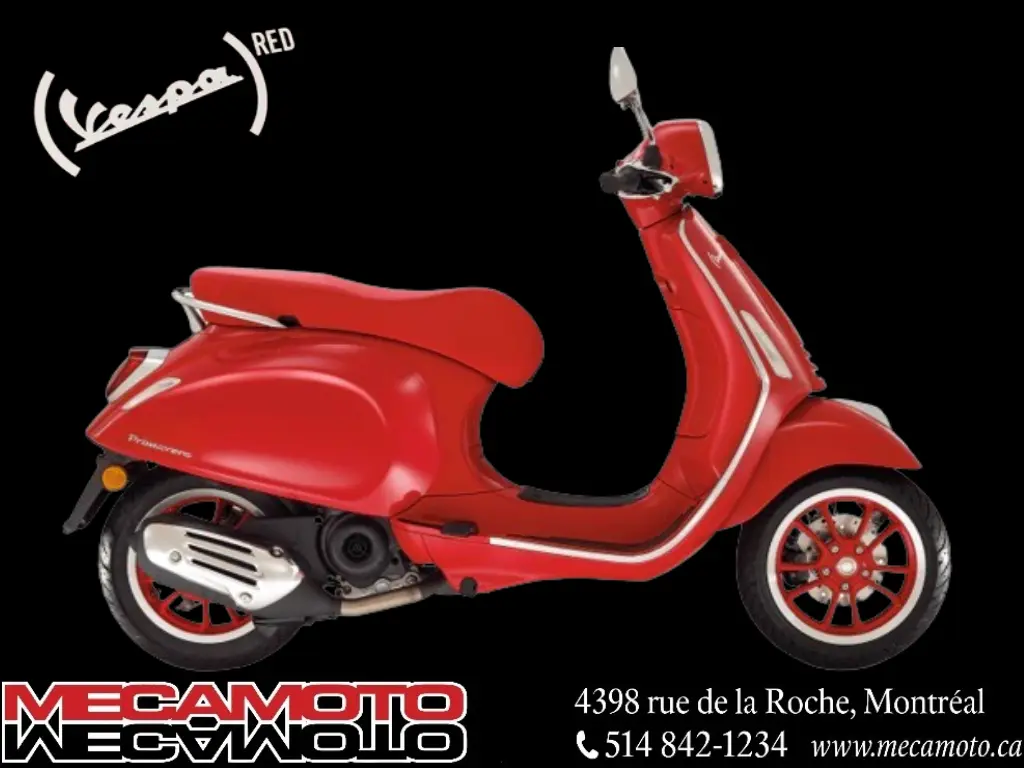 2021 Vespa ÉDITION RED