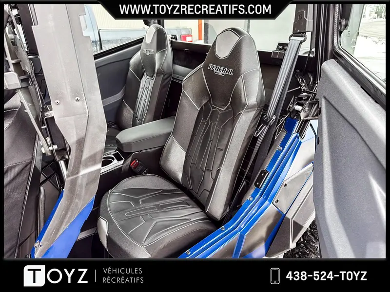 2020 Polaris GENERAL XP 4 1000 DELUXE RIDE COMMAND CABINE / CHAUFFAGE / PELLE HYDROLIQUE thumbnail 21