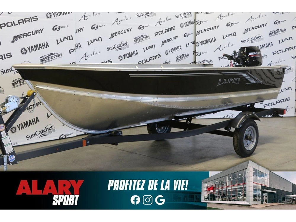 2025 Lund Ssv-14 + Mercury 20 Hp & Remorque (20 Pouces) alt
