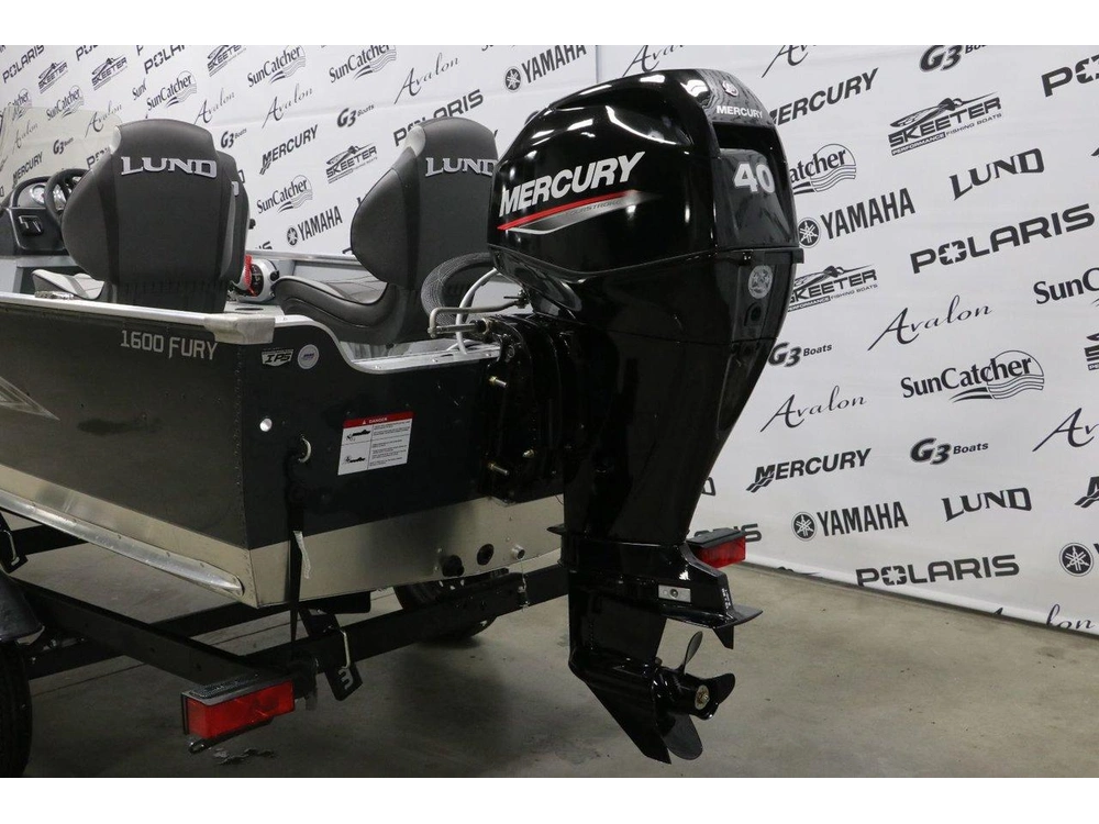 Lund 1600 Fury Ss + Mercury 40 Hp & Remorque 2025 alt