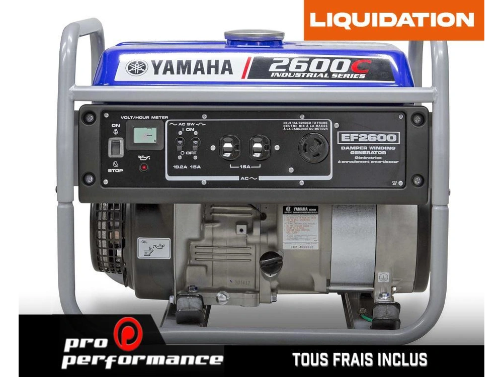 2024 Yamaha Génératrice - Ef26c alt