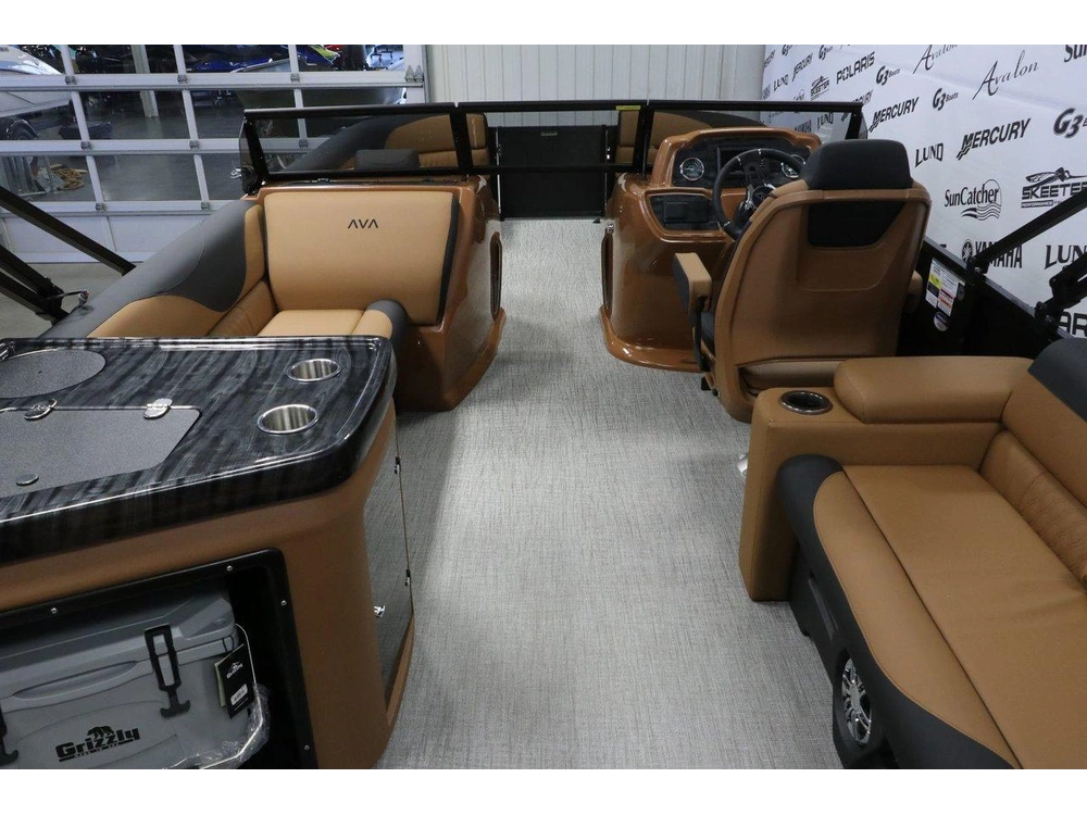 2026 Avalon Lsz 2385 Elite Windshield 3 Quilles + Yamaha 150 Hp alt