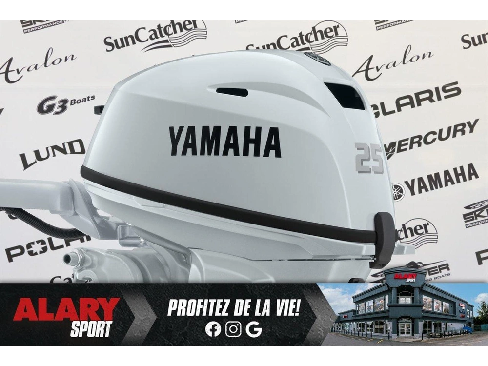 2027 Yamaha F25lwthc2 Pied Long (20 Pouces) alt