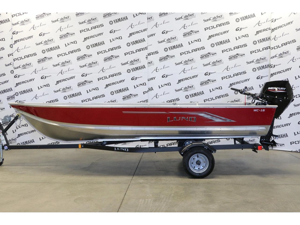 Lund Wc-16 + Mercury 25 Hp Dem. Electrique & Remorque 2024 alt