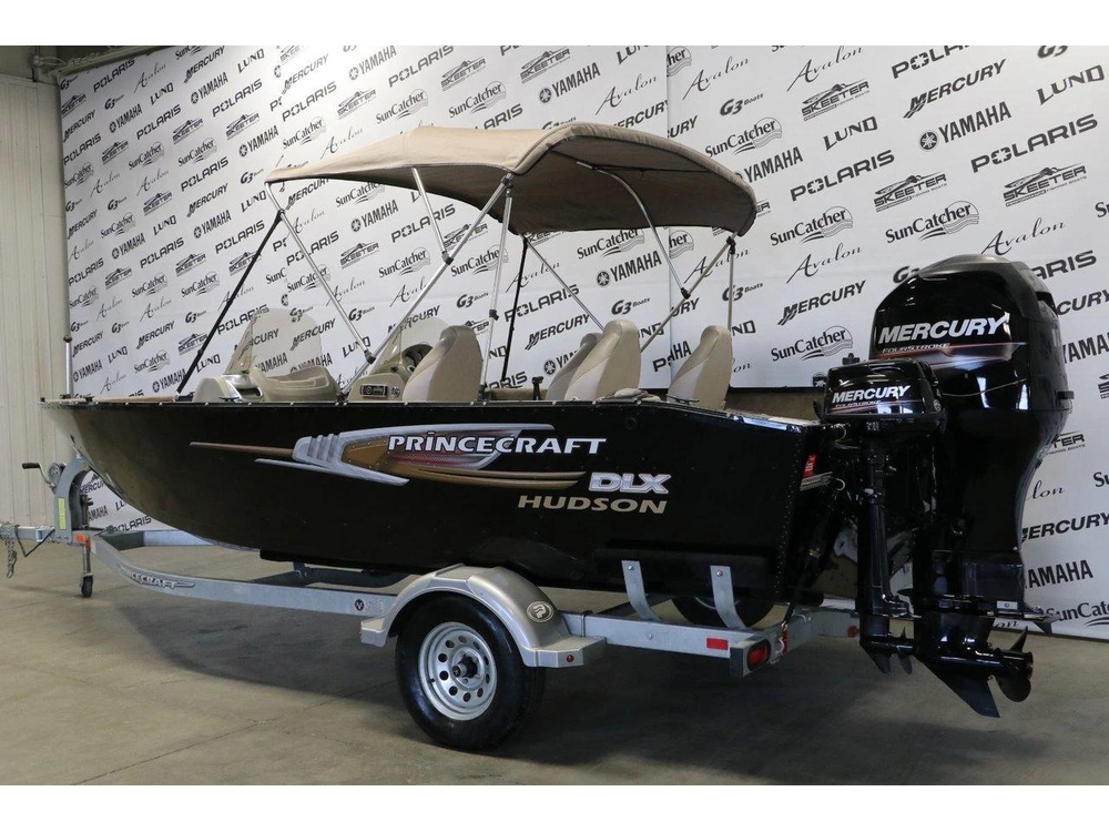 Princecraft Hudson Dlx + Mercury 115 Hp & Remorque 2013 alt