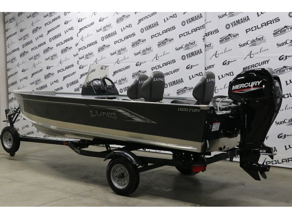 Lund 1600 Fury Ss + Mercury 40 Hp & Remorque 2025 alt