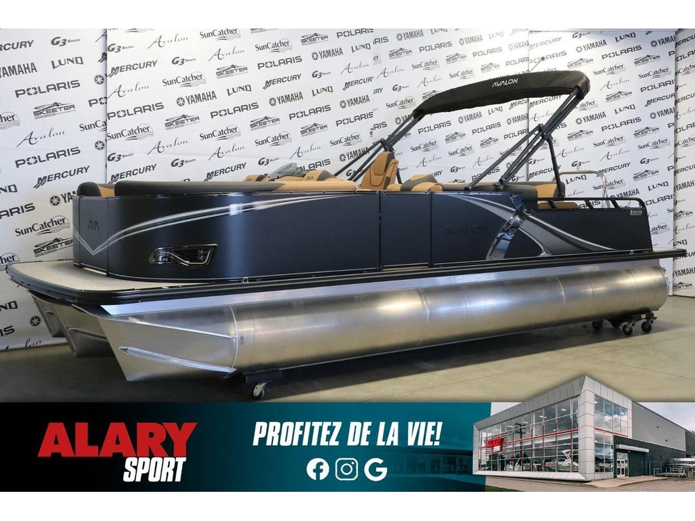 2026 Avalon Avalon Lsz 2385 Versatile Rear Bench Platinum + Yamaha Vmax 150 Hp alt