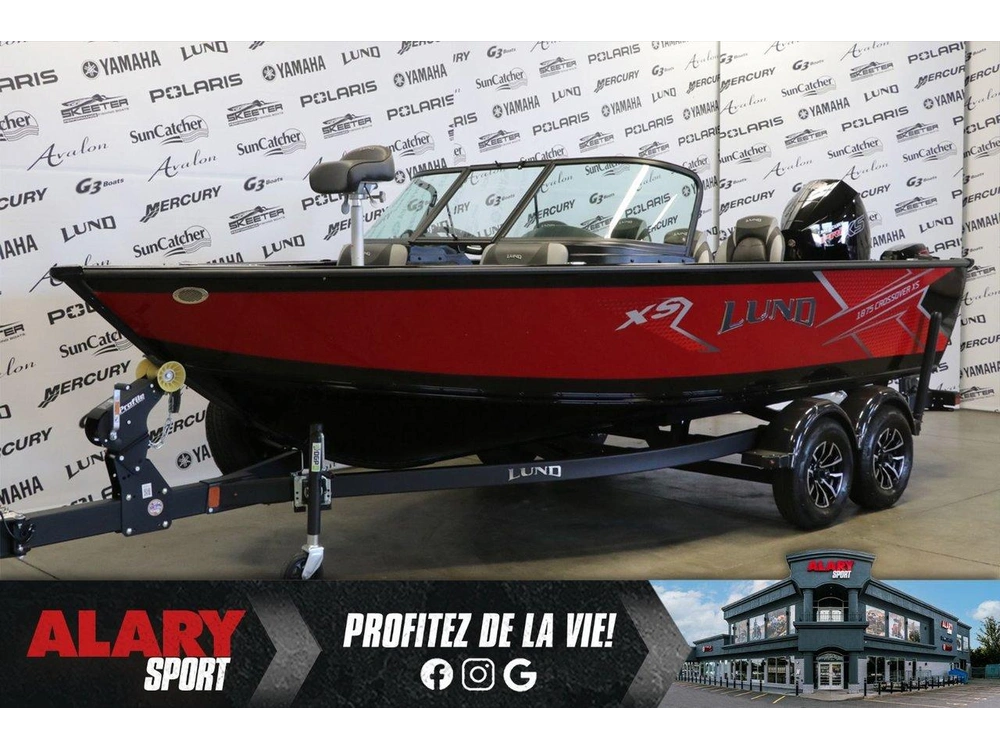 Lund Boat Co Lund 1875 Crossover Xs + Mercury 175 Hp & Remorque 2025 alt