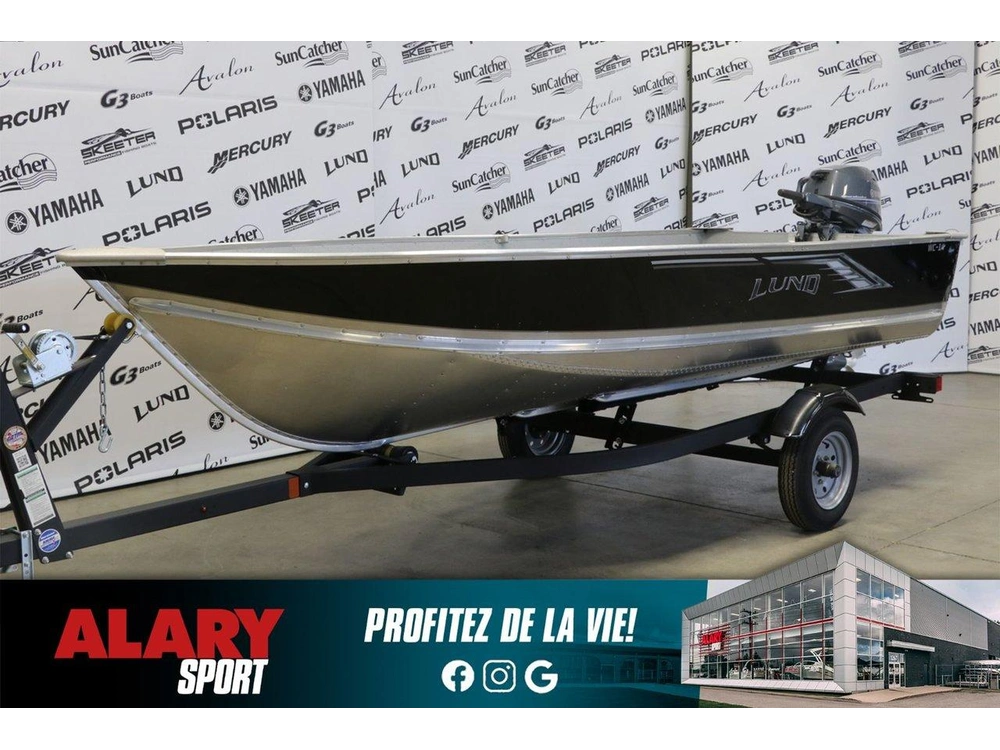 Lund Wc-14 + Yamaha 20 Hp & Remorque 2024 alt