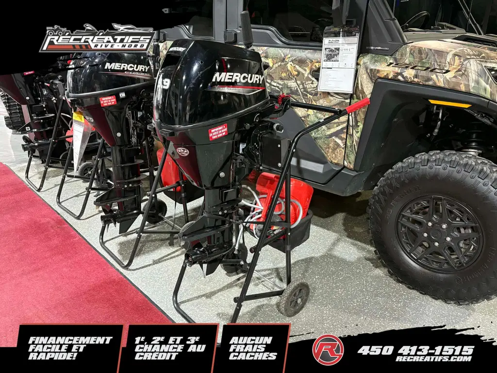 Mercury 9.9HP Pied Court EFI (15 Pouces) 2025