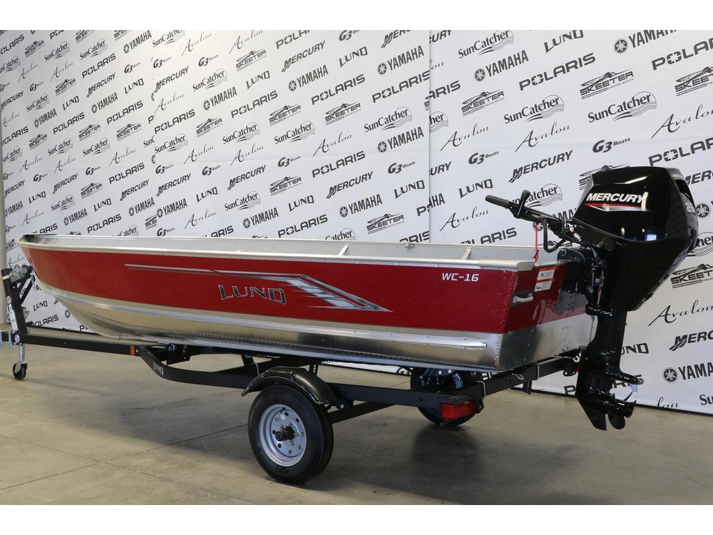 Lund Wc-16 + Mercury 25 Hp Dem. Electrique & Remorque 2024 alt