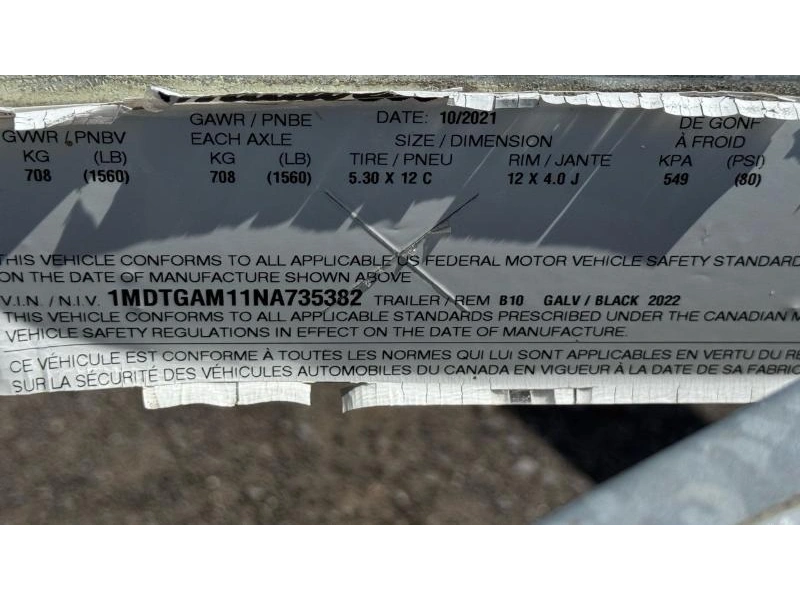 Shorelandr Remorque Shore Land'r Alb10tm3 2022 alt