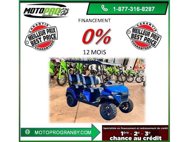 2025 Kawasaki Nav 4e Cart Kart Golf Voiturette Electrique Clubcar Club alt