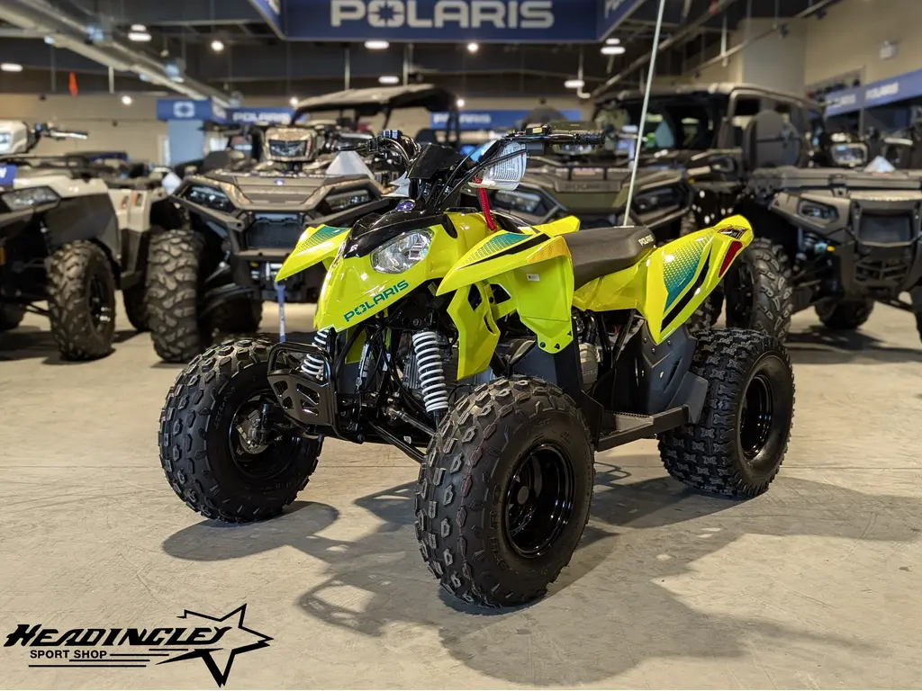 2026 Polaris Outlaw 110 // Lime Squeeze