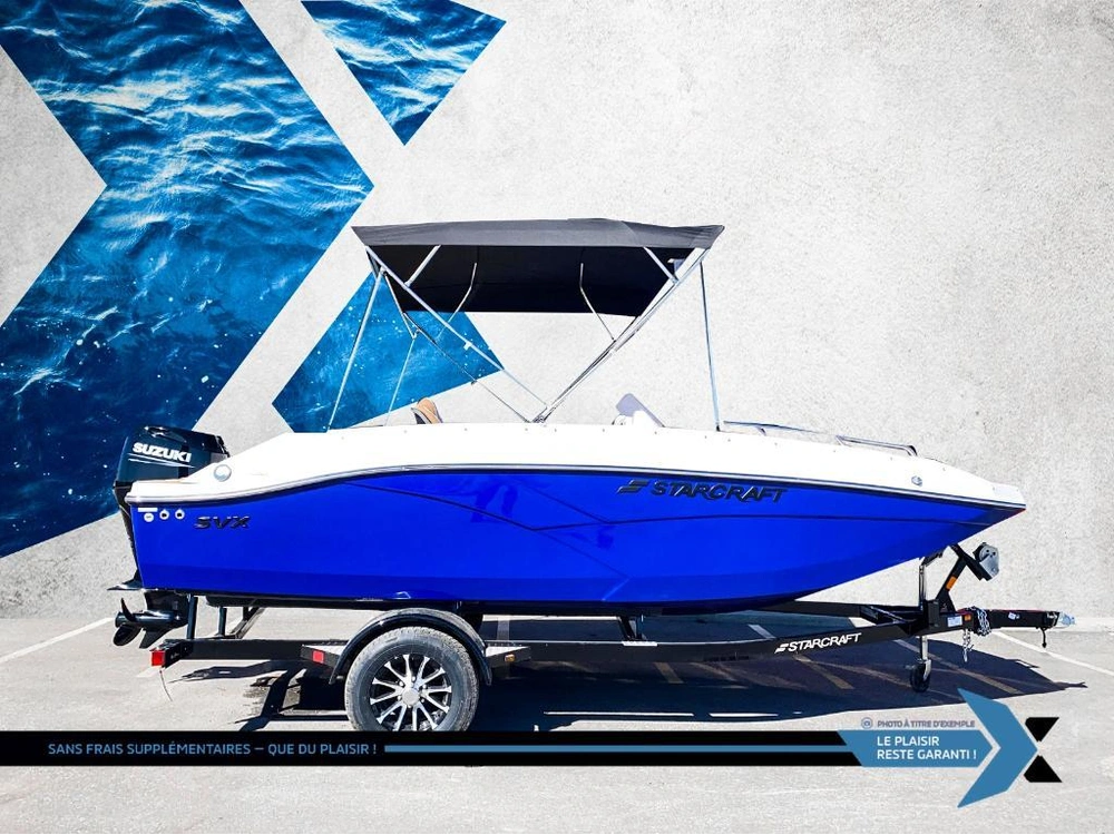 Starcraft Svx 171 Ob 90hp Deck Boat Bateau Ponté 2026 alt