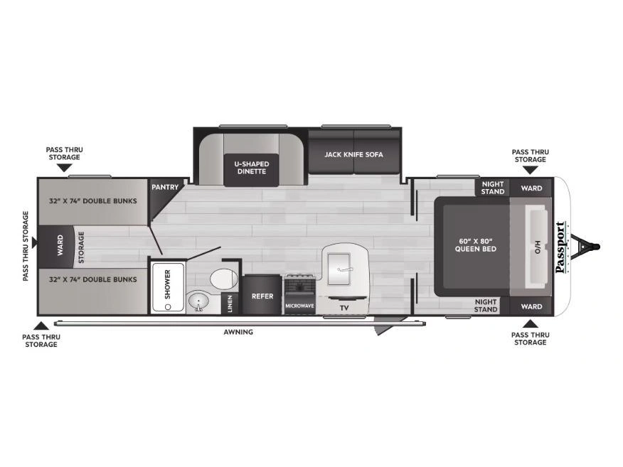 Keystone Rv Passport 284qb 2025 alt