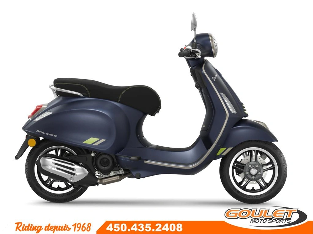 2025 Vespa Primavera 50 Tech Blu Energico Matt alt
