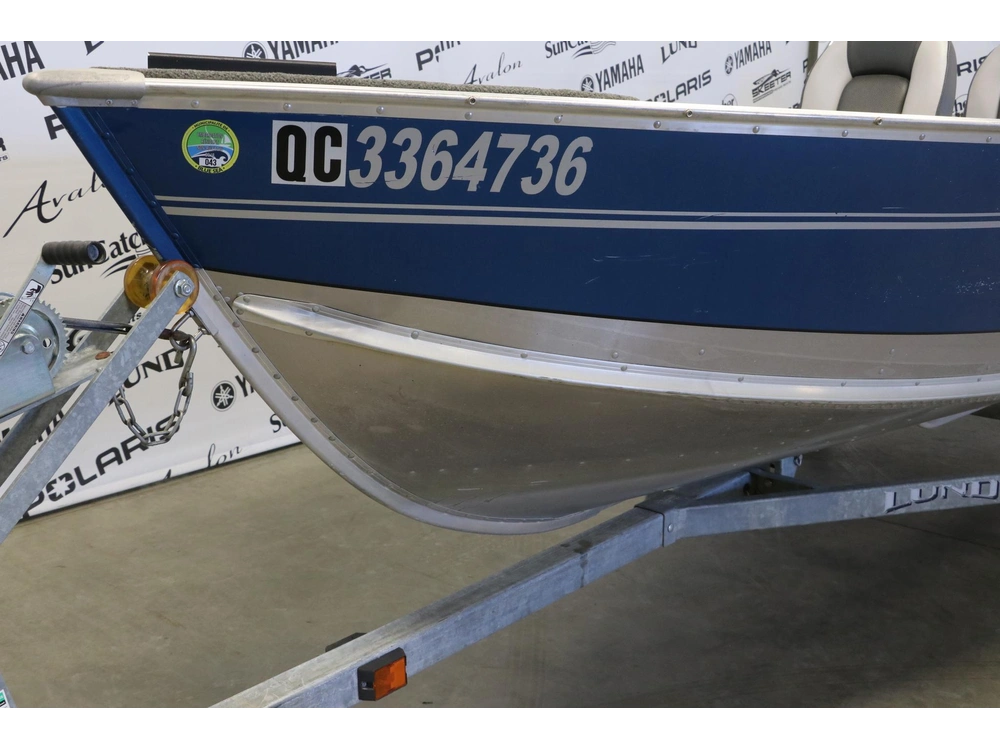 2012 Lund 1600 Fury Tiller + Moteur Mercury 40 Hp & Remorque alt