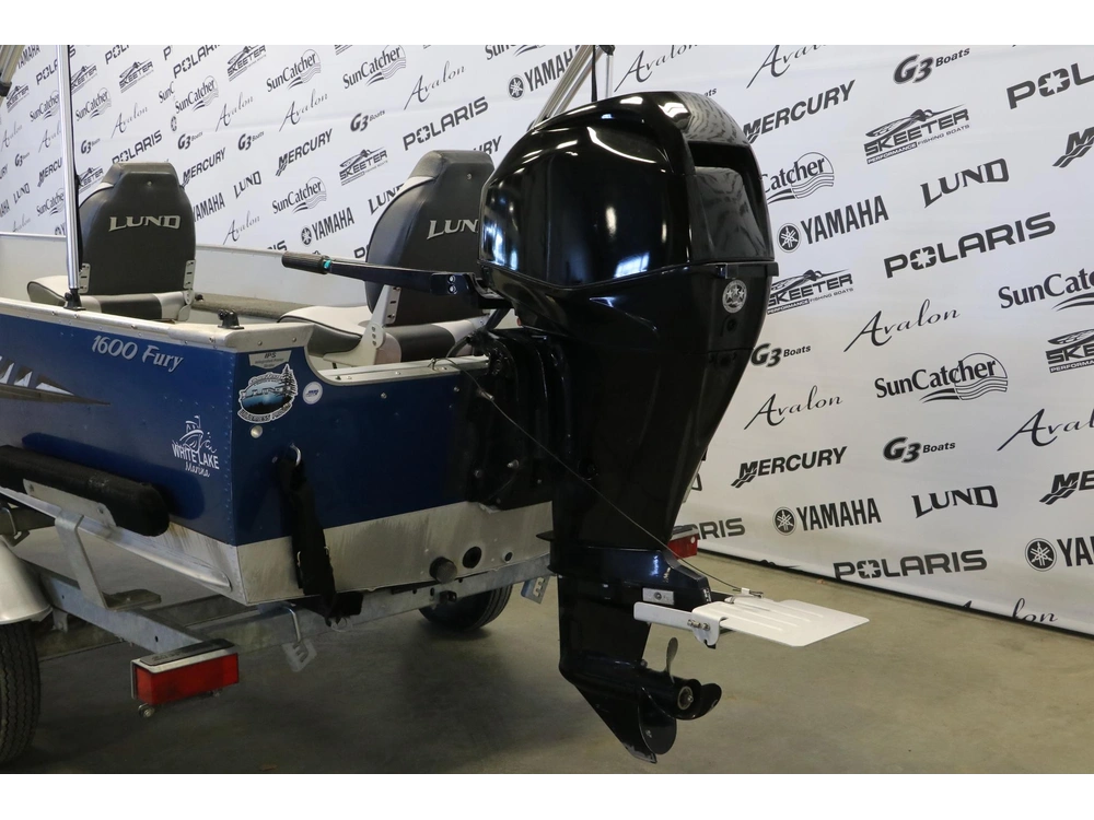 2012 Lund 1600 Fury Tiller + Moteur Mercury 40 Hp & Remorque alt