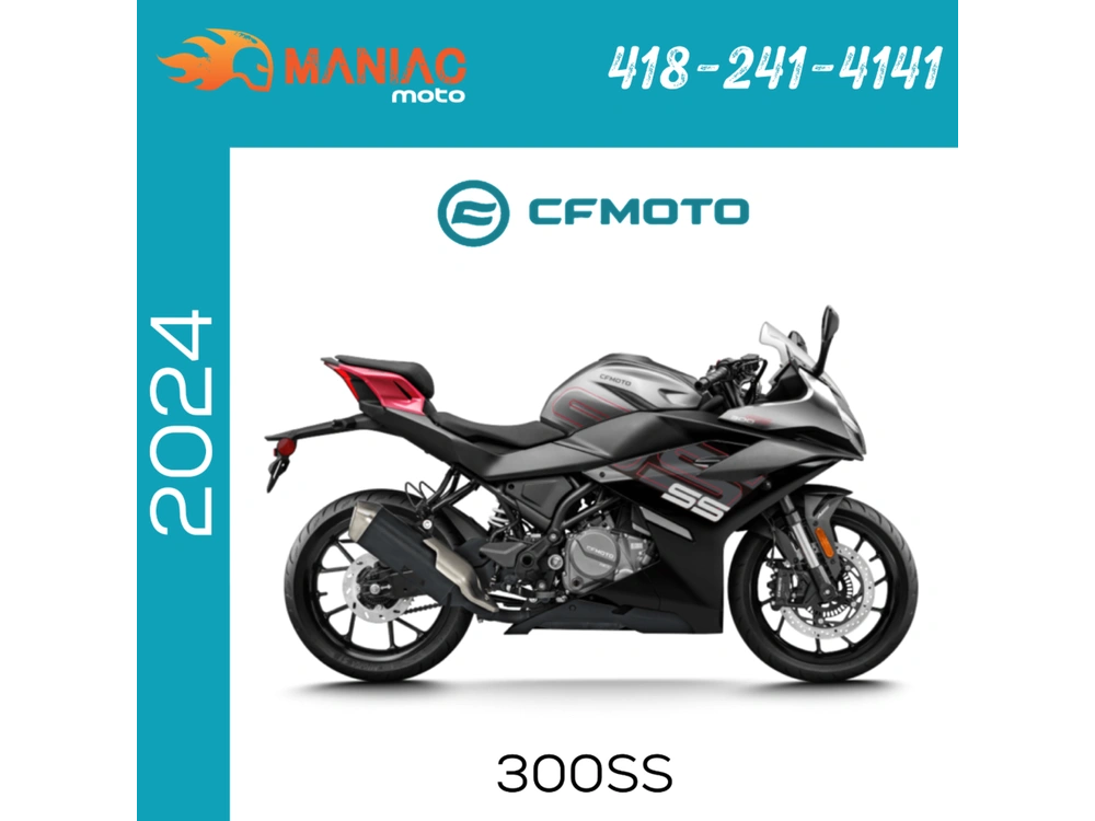 Cfmoto 300ss Rabais De 2,200$ Et Financement 5.99% Sur 60 Mois 2024 alt