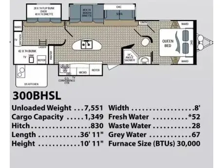 2015 Kodiak 300BSHL thumbnail 2