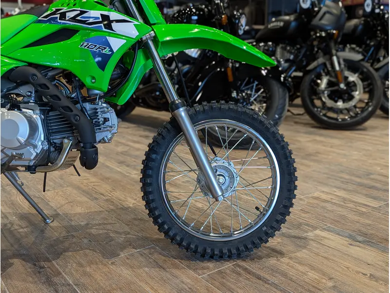 2026 Kawasaki KLX110R L // Lime Green thumbnail 4