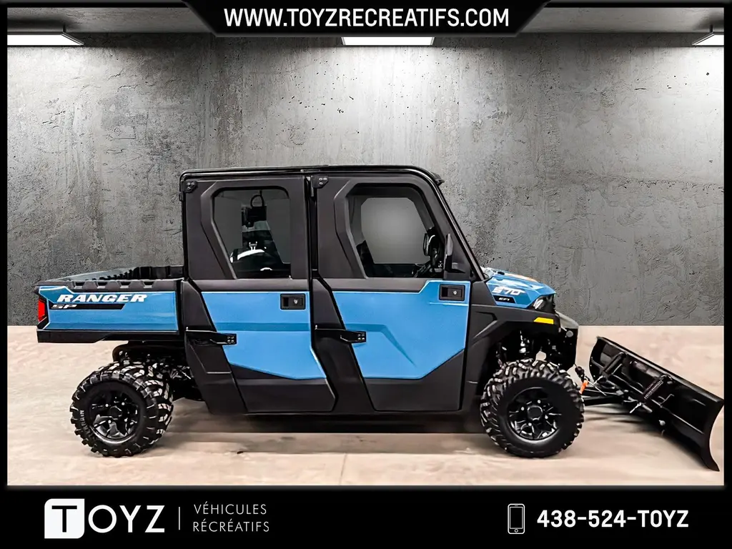 Polaris RANGER CREW SP 570 NORTHSTAR 2025 - 922 KM / PELLE À NEIGE / CHAUFFAGE