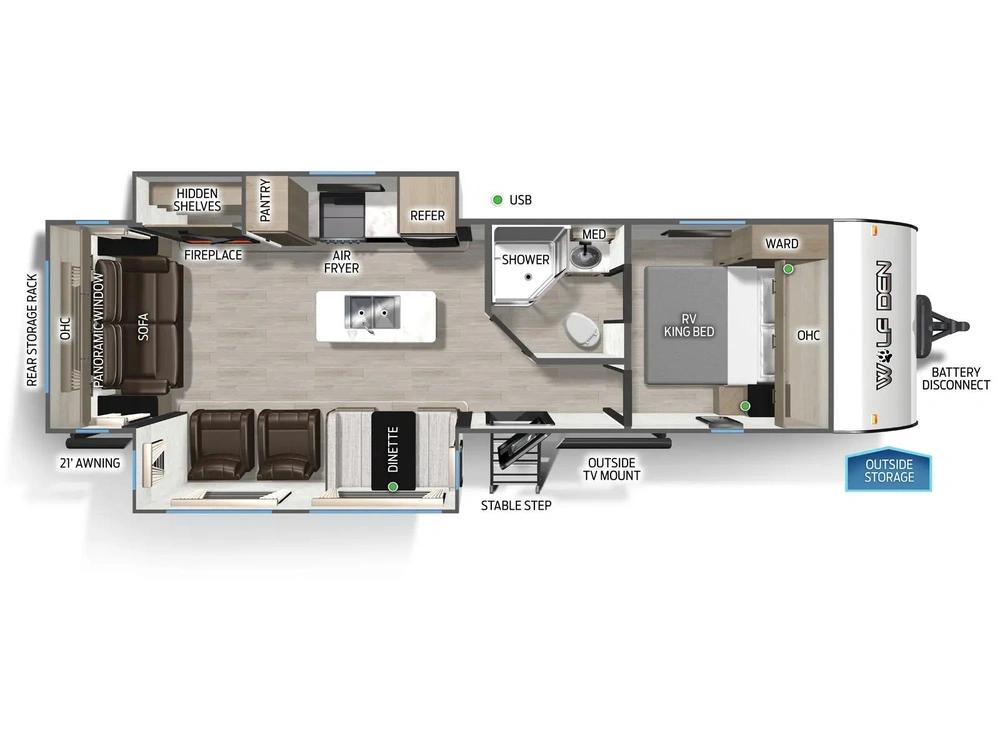 Cherokee 273xlk Wolf Den 2026 alt