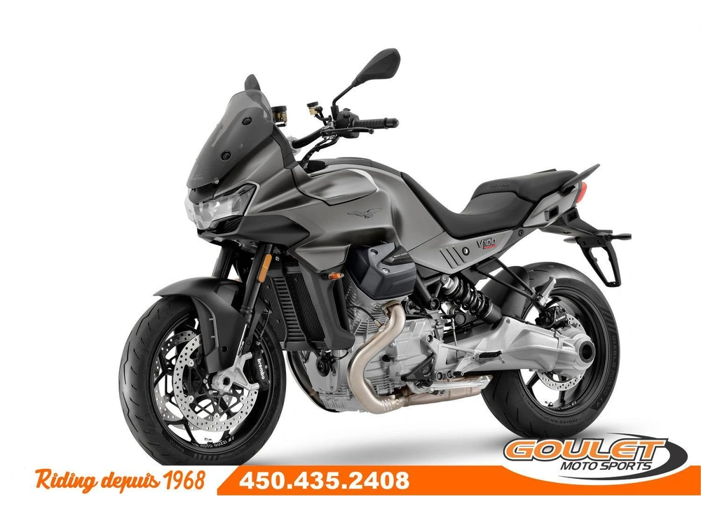 Moto Guzzi V100 Mandello Grigio Titanio 2026 alt