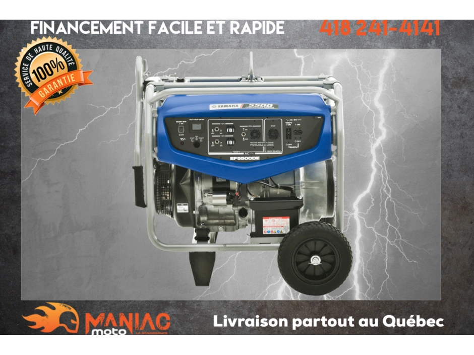 Yamaha Génératrice De Prestige Ef5500de 2025 alt