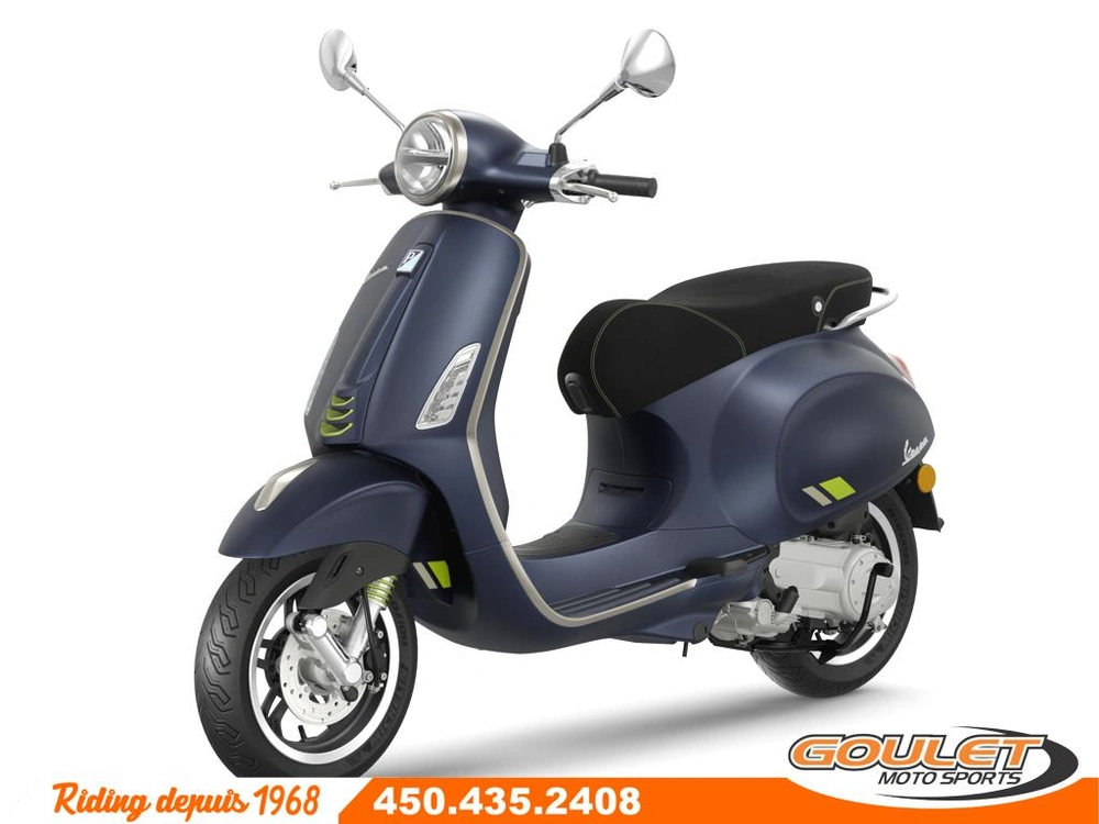 2025 Vespa Primavera 50 Tech Blu Energico Matt alt
