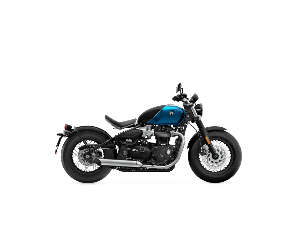 2026 Triumph Bonneville Bobber - Interstellar Blue / Saph Black alt
