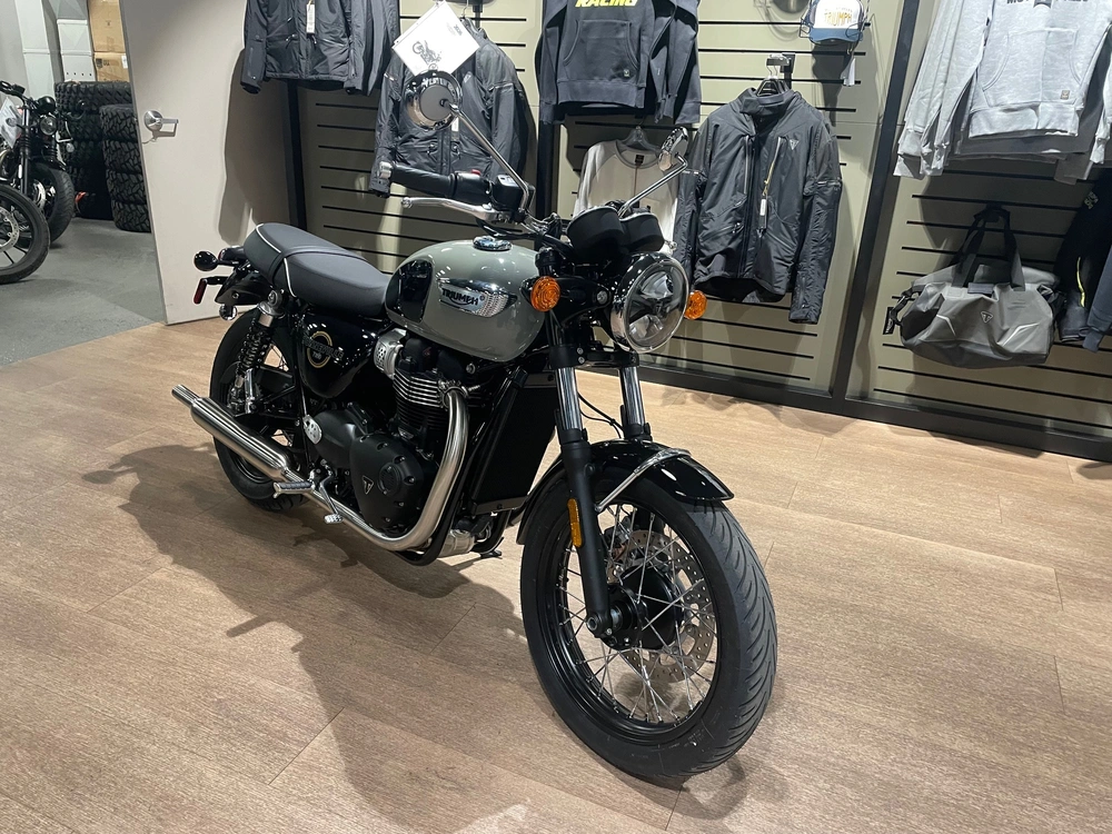 2026 Triumph Bonneville T100 - Stone Gray alt