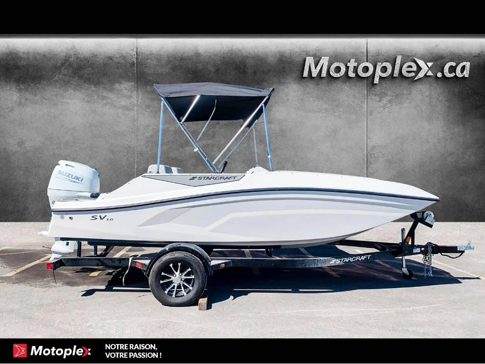 2025 Starcraft Sv 16 Ob 75hp Deck Boat Bateau Ponté Element E16 Bayliner alt