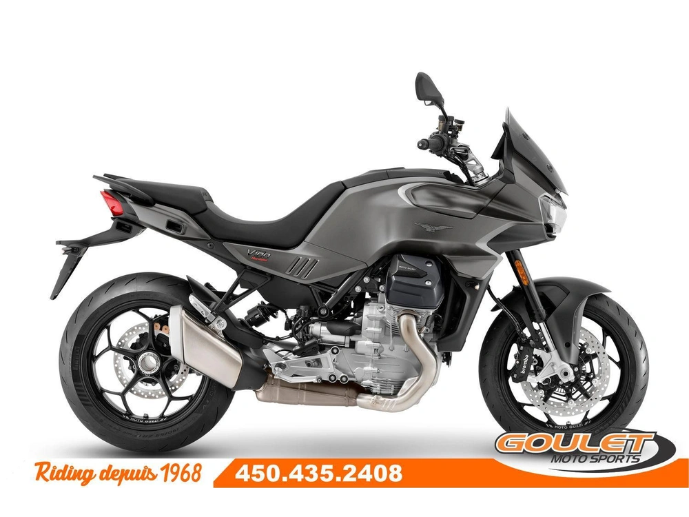 Moto Guzzi V100 Mandello Grigio Titanio 2026 alt